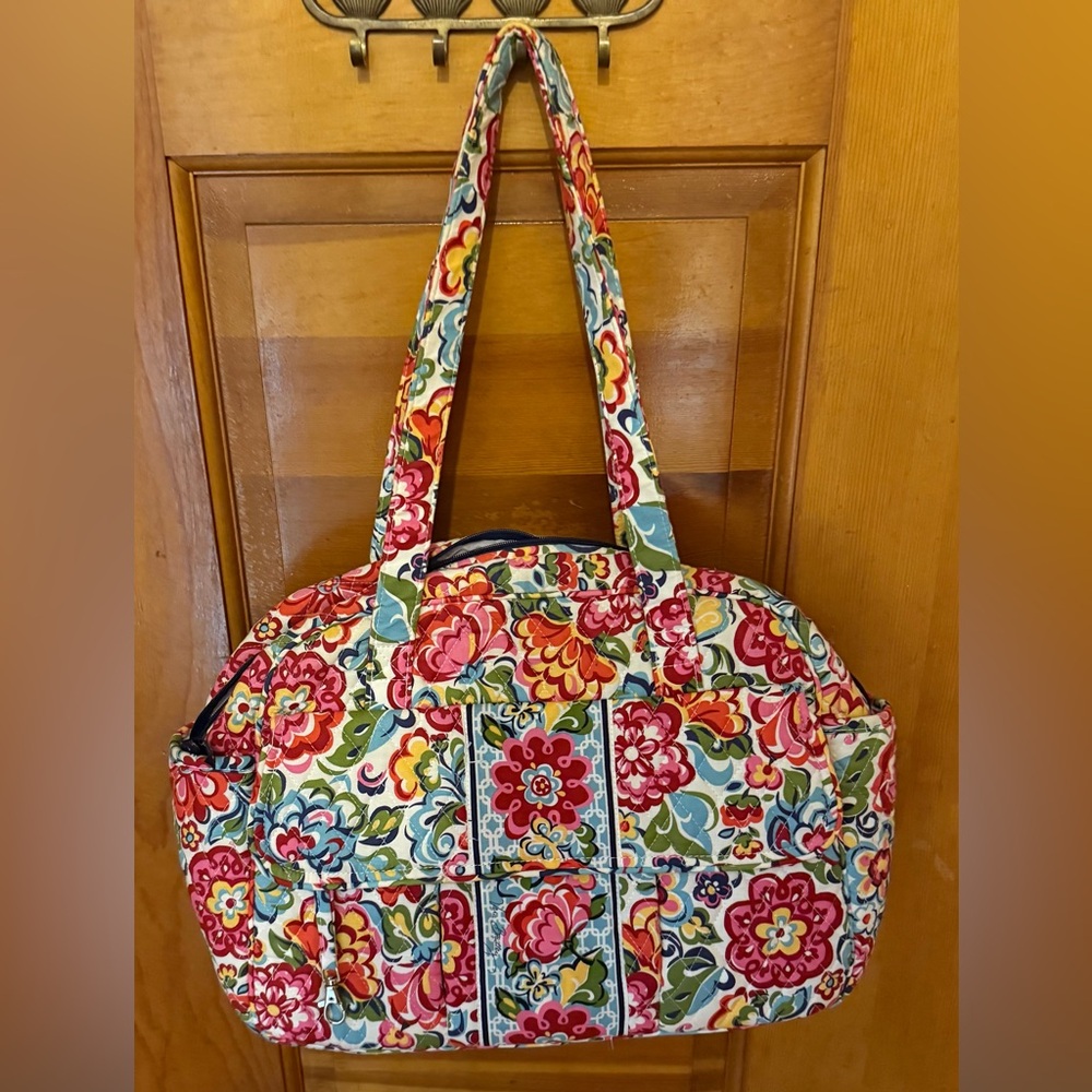 Vera Bradley Diaper/Baby or Travel Bag in HOPE GARDEN Pattern